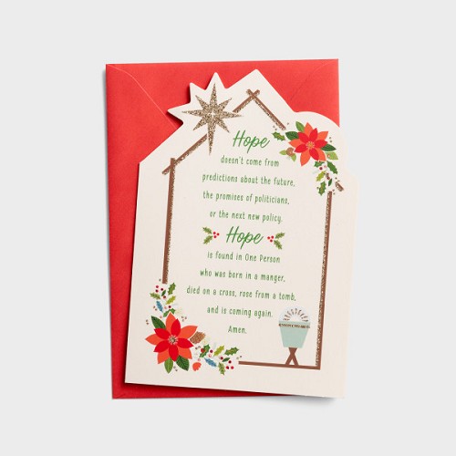 Christmas Cards (18) Hope in a manger