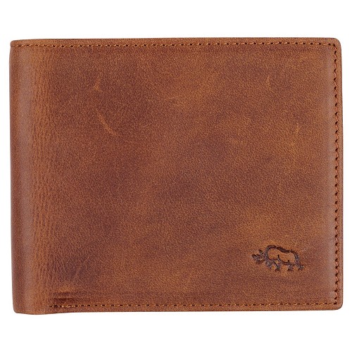Men’s Brown Bifold Rhino Armor Wallet