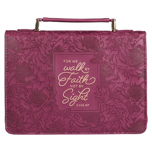 Walk by Faith Ruby Red Faux Leather Fash