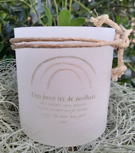 Kleur: Ivoor Home & Living>Windlichten Windlicht S Een boog in de wolken