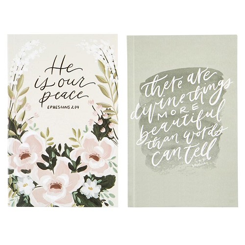 Notebook set He is our peace/there are d