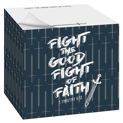 Memo cube Fight the good vibe