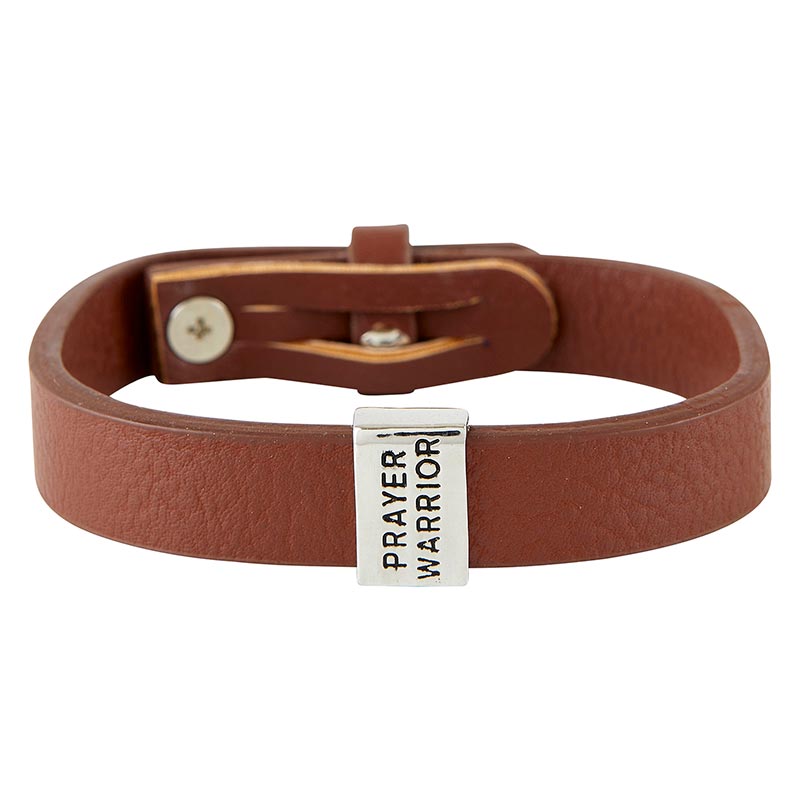Leather bracelet Prayer Warrior