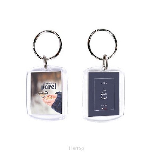 Sleutelhanger Jij bent een parel in Gods