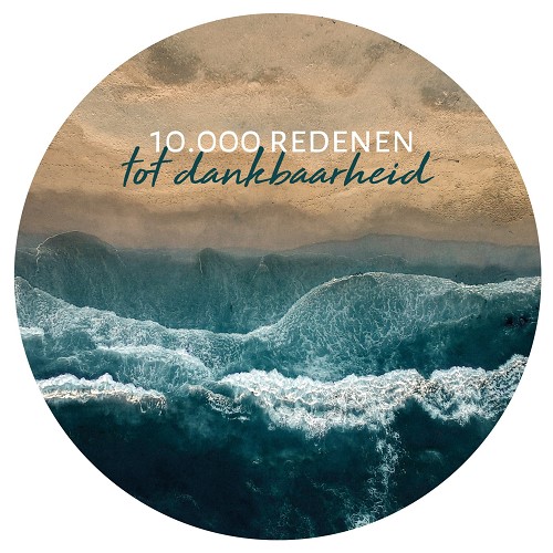 Muurcirkel 25 cm – 10.000 redenen