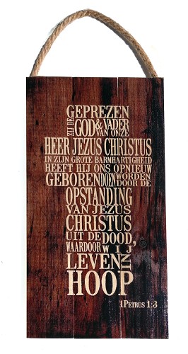 Geprezen zij God kruis 1Petrus 1:3