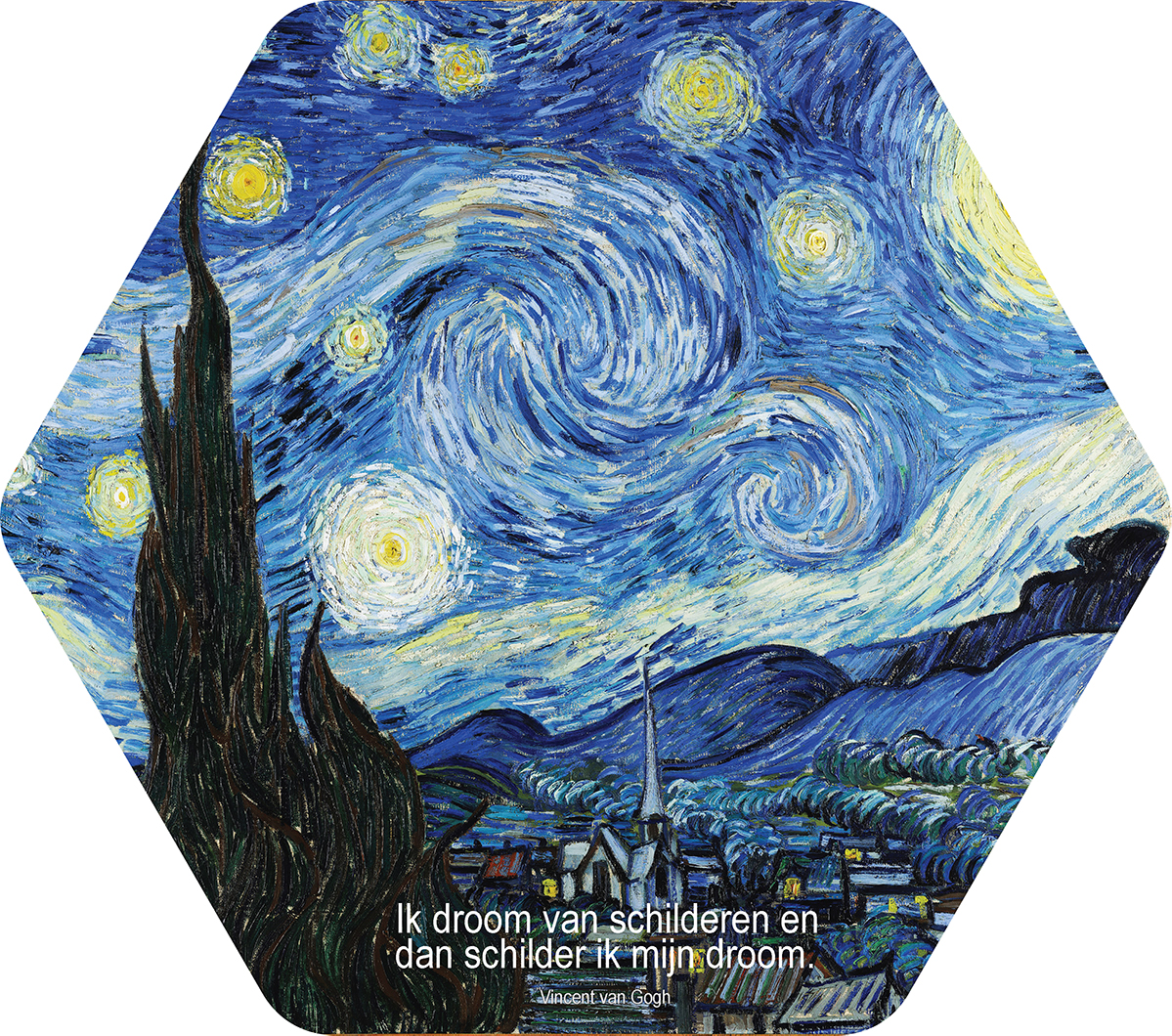 Ik droom. Sterrennacht V. van Gogh 15