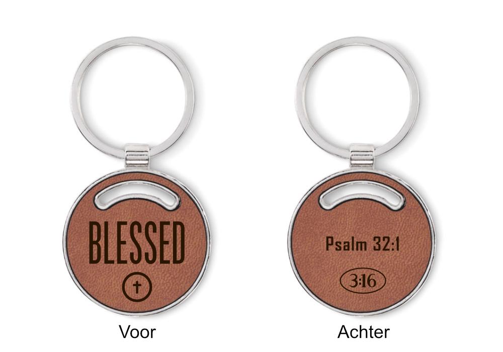 Blessed Sleutelhanger metaal