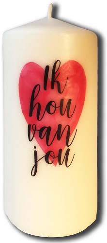 Ik hou van jou (hndlttr rose)