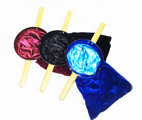 Offering Bag – Blue Velvet – 30 cm depth