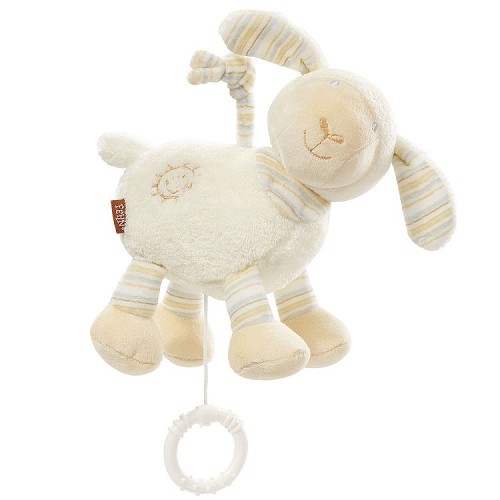 Schaap muziekdoosje groot, met uitneemba