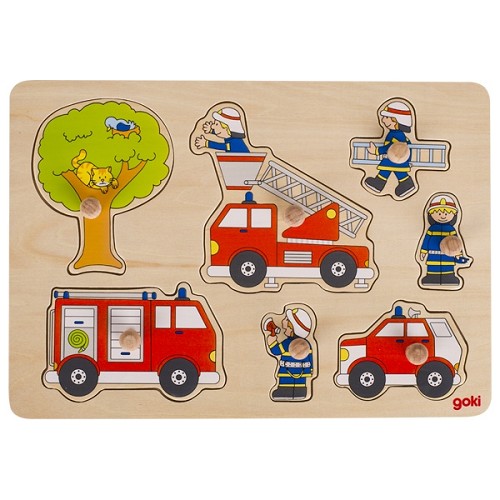 Inlegpuzzel: Brandweer in actie