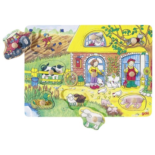 Inlegpuzzel: Boerderij – wat is er op de