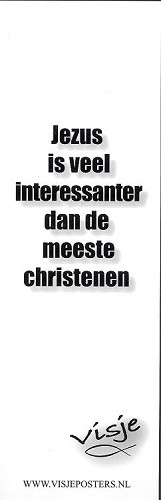 Boekenlegger Visje:  Jezus is veel Interesssanter dan de meeste Christen