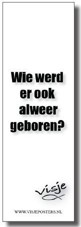 Boekenlegger Visje:  Wie werd er ook alweer Geboren
