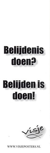 Boekenlegger Visje: Belijdenis doen belijdenis