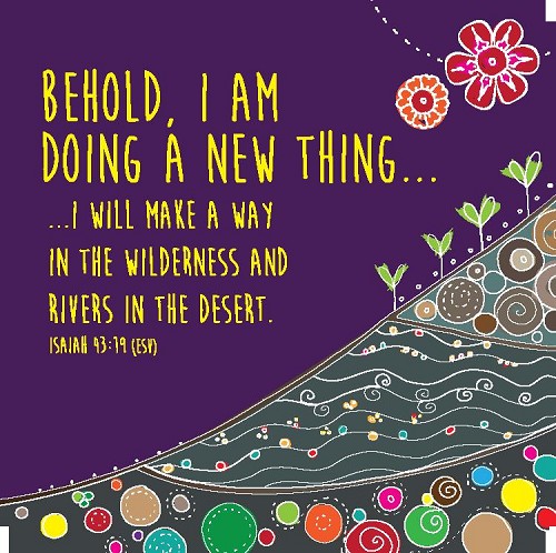 Onderzetter: Rivers in the desert