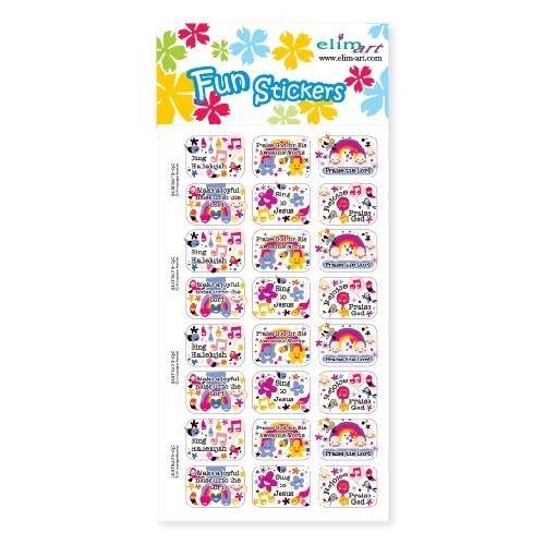 Fun stickers praise set4