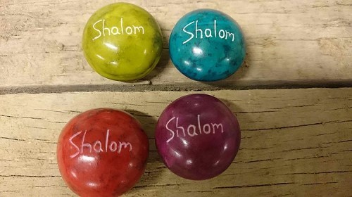 Shalom groen steen