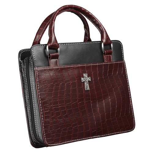 Croc Purse style – Burgundy