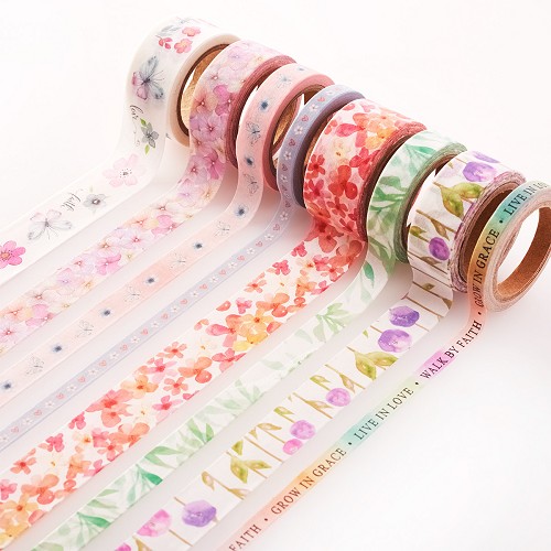 Washi tape – Set of 8 rolls