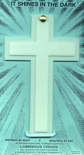 Large luminous cross 19cm