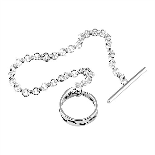 Footprints – 16 mm mobius ring