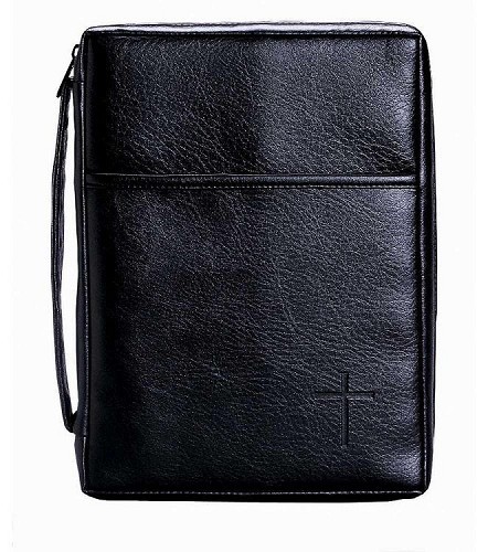 Soft vinyl biblecover black small