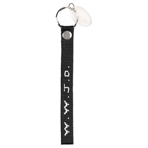 Keychain woven wwjd black