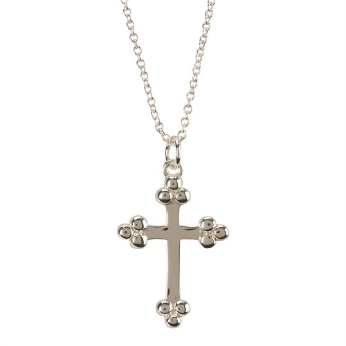Budded cross – pendant 10 x 22 mm