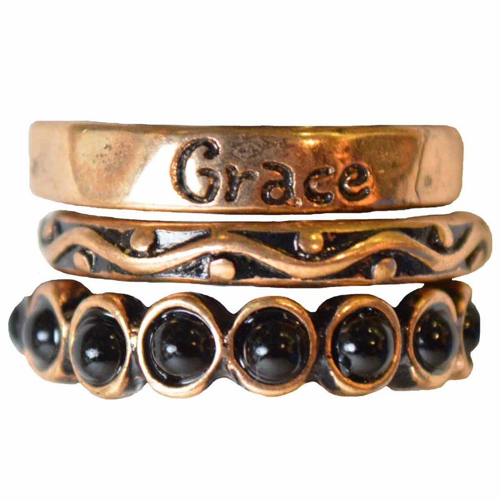 Grace – Set of 3 rings – Size 6