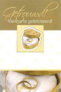 Wenskaart huwelijk