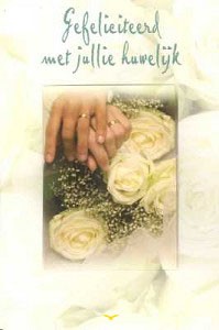 Wenskaart huwelijk