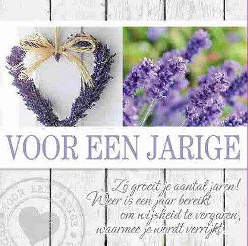 Wenskaart Voor een jarige