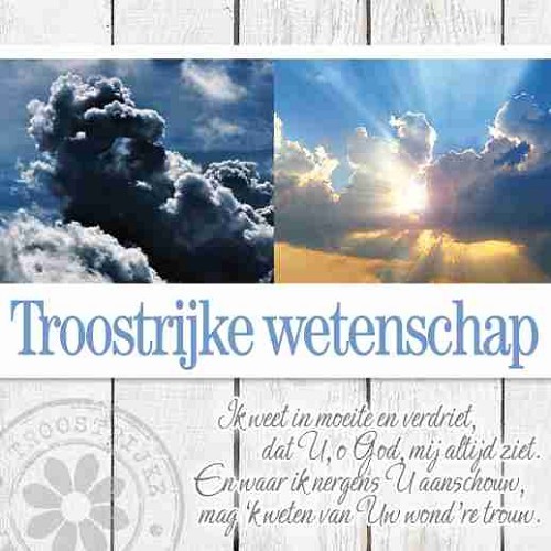 Wenskaart Troostrijke wetenschap