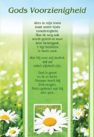 Wenskaart Gods voorzienigheid