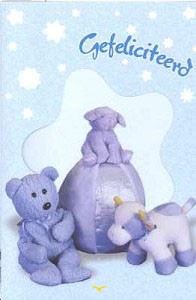 Wenskaart geboorte zoon