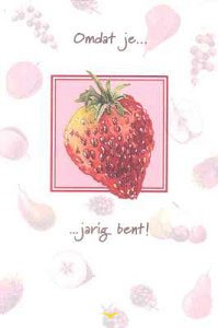 Wenskaart gefeliciteerd