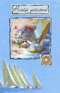 Wenskaart gefeliciteerd