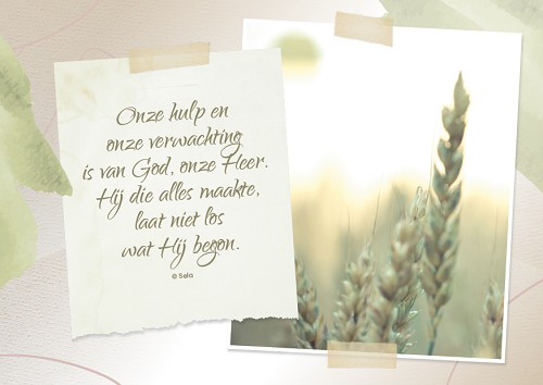 Enkele Kaart Onze hulp