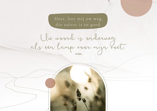 Enkele Kaart Heer, leer mij uw weg