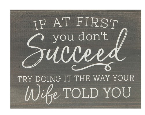 If at first you don’t succeed