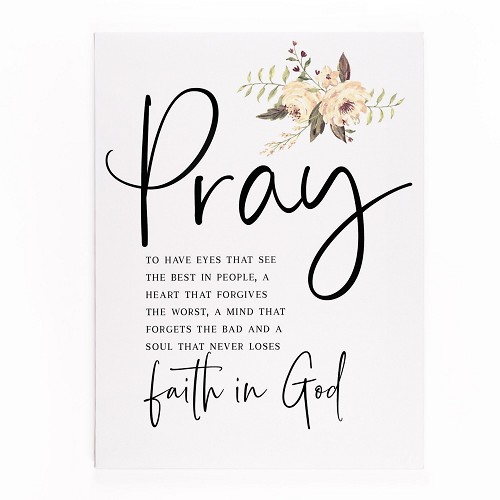 Pray to have the eyes that see