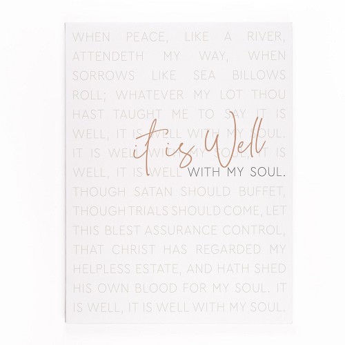 It is well with my soul