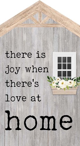 There is joy when there’s love at home