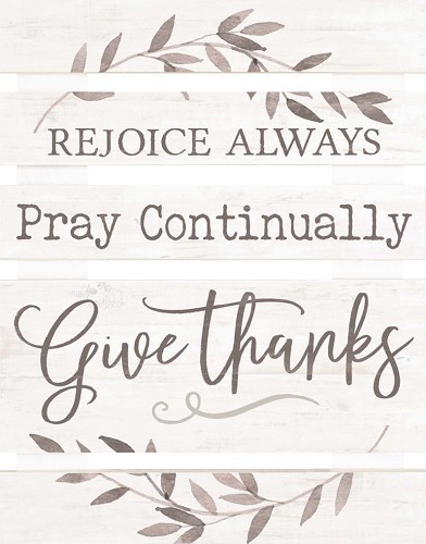 Rejoice always – Pallet