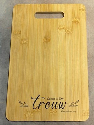 Bamboe Snijplank Groot is Uw trouw