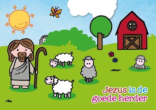 Kaart Jezus is de goede Herder