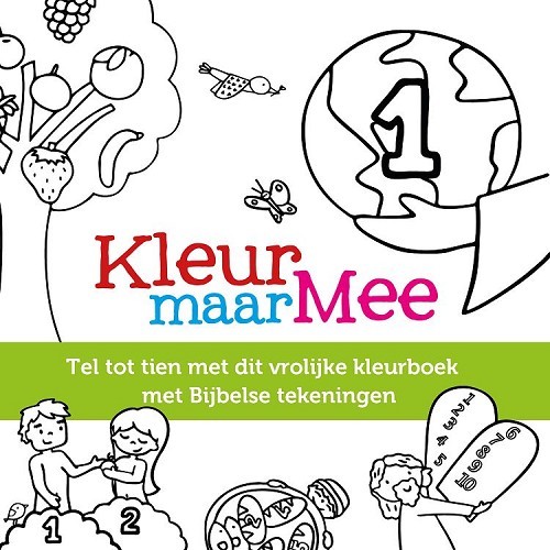 Kleurboek tellen kleur maar mee