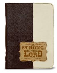 Biblecover Be Strong Large